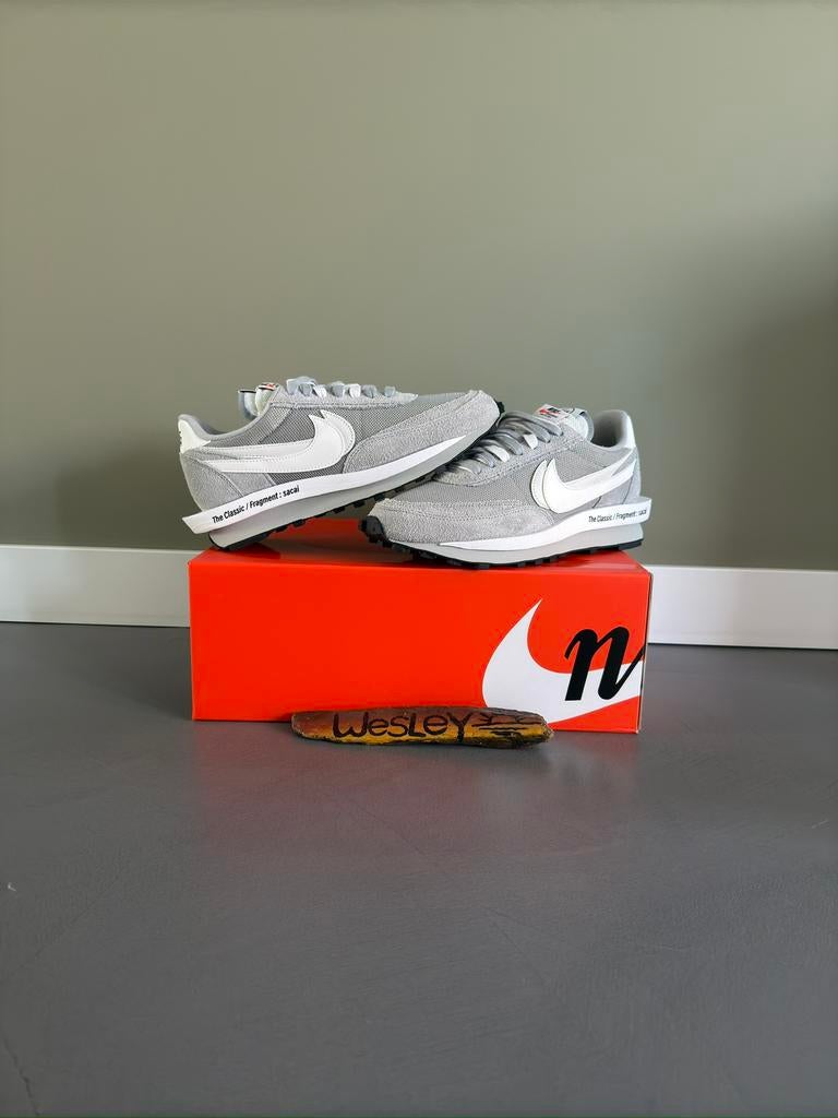 Nike LD Waffle “Sacai x Fragment Grey” US9.5/EU43, Overige kleuren, Nieuw, Ophalen of Verzenden, Sneakers of Gympen