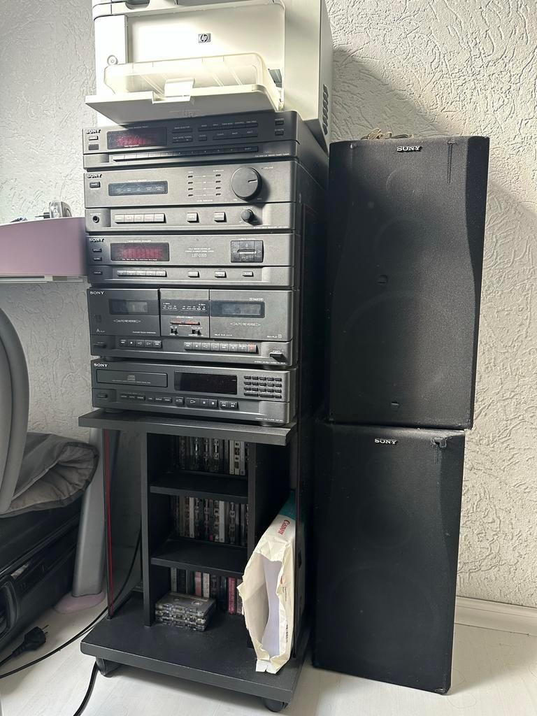 Sony Stereo Set - Complete Audio Systeem met Speakers, Gebruikt, Cassettedeck, Sony, Losse componenten