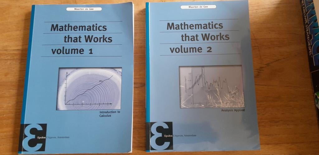Mathematics that work Maarten de Gee - 1 & 2, Gelezen, Ophalen of Verzenden, Natuurwetenschap, Maarten de Gee