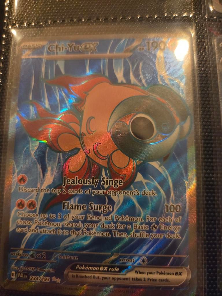 Pokémon kaart Chi-Yu ex 234/193, Hobby en Vrije tijd, Verzamelkaartspellen | Pokémon, Ophalen of Verzenden