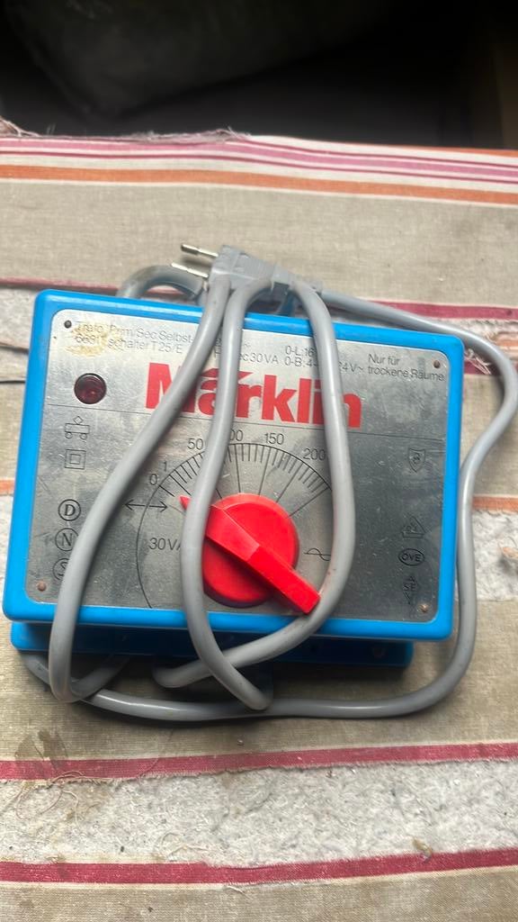 Te koop zware transformator van marklin 6631 30 VA, Gebruikt, Ophalen of Verzenden, Märklin, Transformator of Voeding