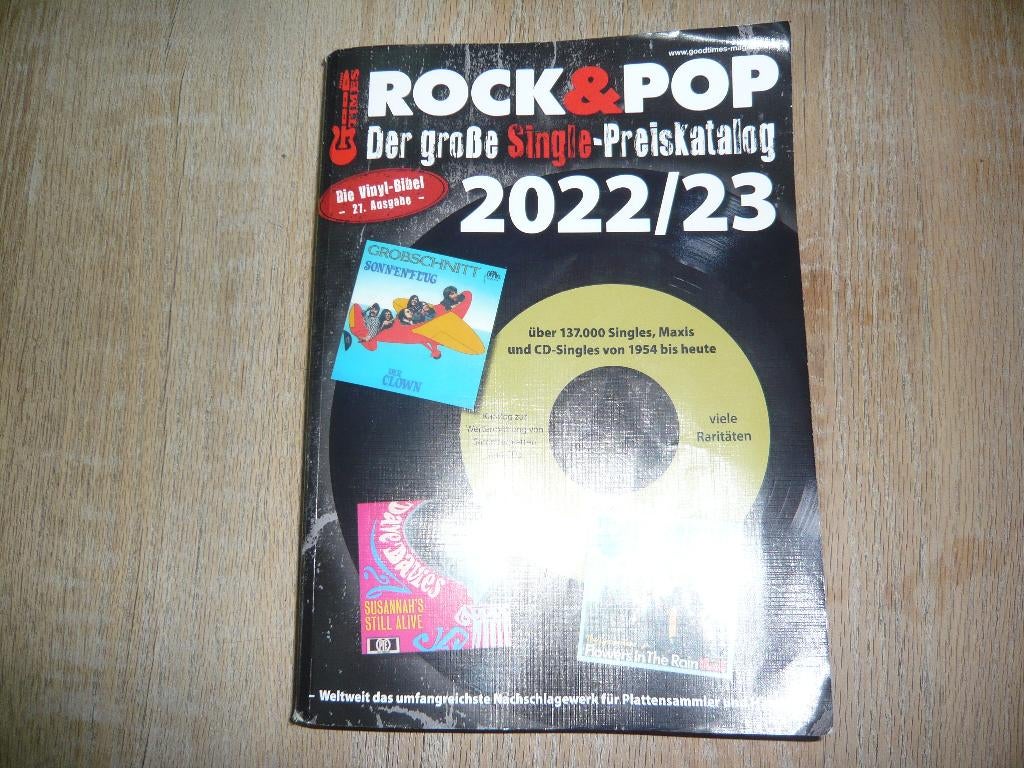 Der Grosse Single-Preiskatalog 2022/ 23., Cd's en Dvd's, Vinyl Singles, 7 inch, Single, Ophalen of Verzenden, Zo goed als nieuw