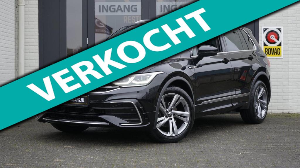 Volkswagen Tiguan 1.5 TSI R-Line AUTOMAAT-CAMERA-IQ LIGHT-KE, 1441 kg, 15 km/l, Zwart, 4 cilinders