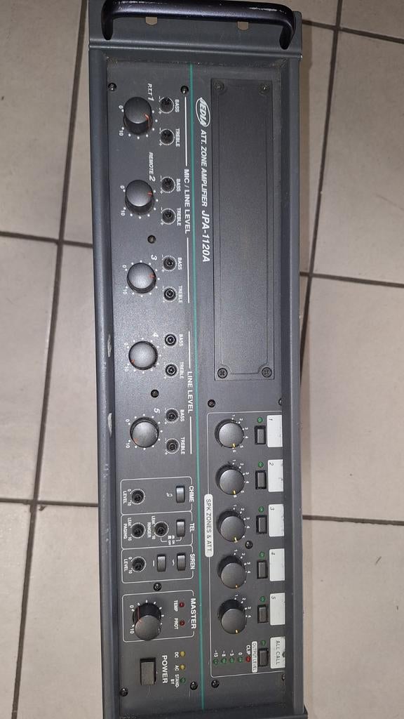 Omroepversterker 100V met vele mogelijkheden, Ophalen of Verzenden, Minder dan 500 watt