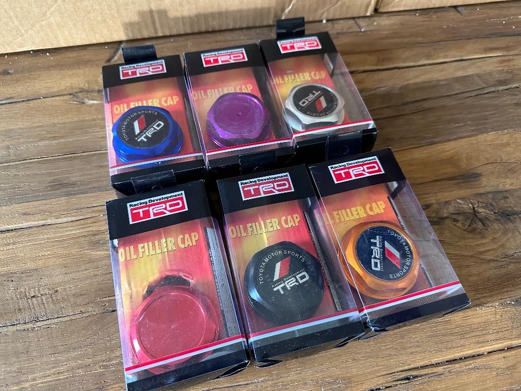 TRD oilcap oliedop - Toyota Mr-2 Starlet Supra Celica Yaris