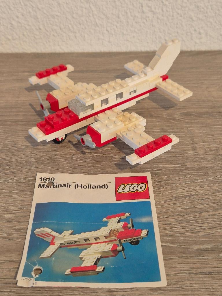 Lego: Martinair Cessna / vliegtuig (set 1610), Gebruikt, Overige thema's, Lego, Compleet
