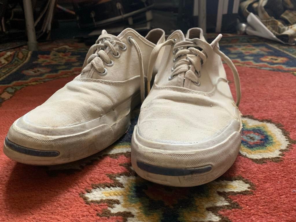 Vintage 60’s Jack Purcell tennisschoenen / sneakers, Ophalen of Verzenden, Gedragen, Wit, Sneakers of Gympen