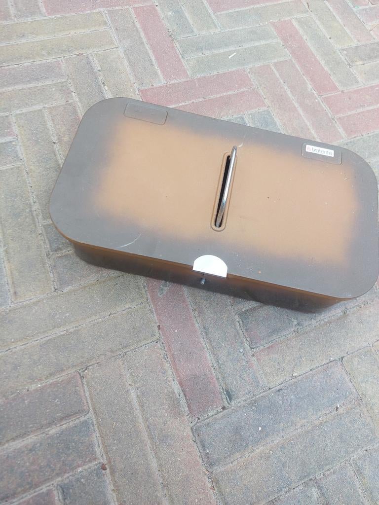 Brabantia schoenpoetsdoos, Ophalen of Verzenden, Gebruikt, Bruin, Overige typen