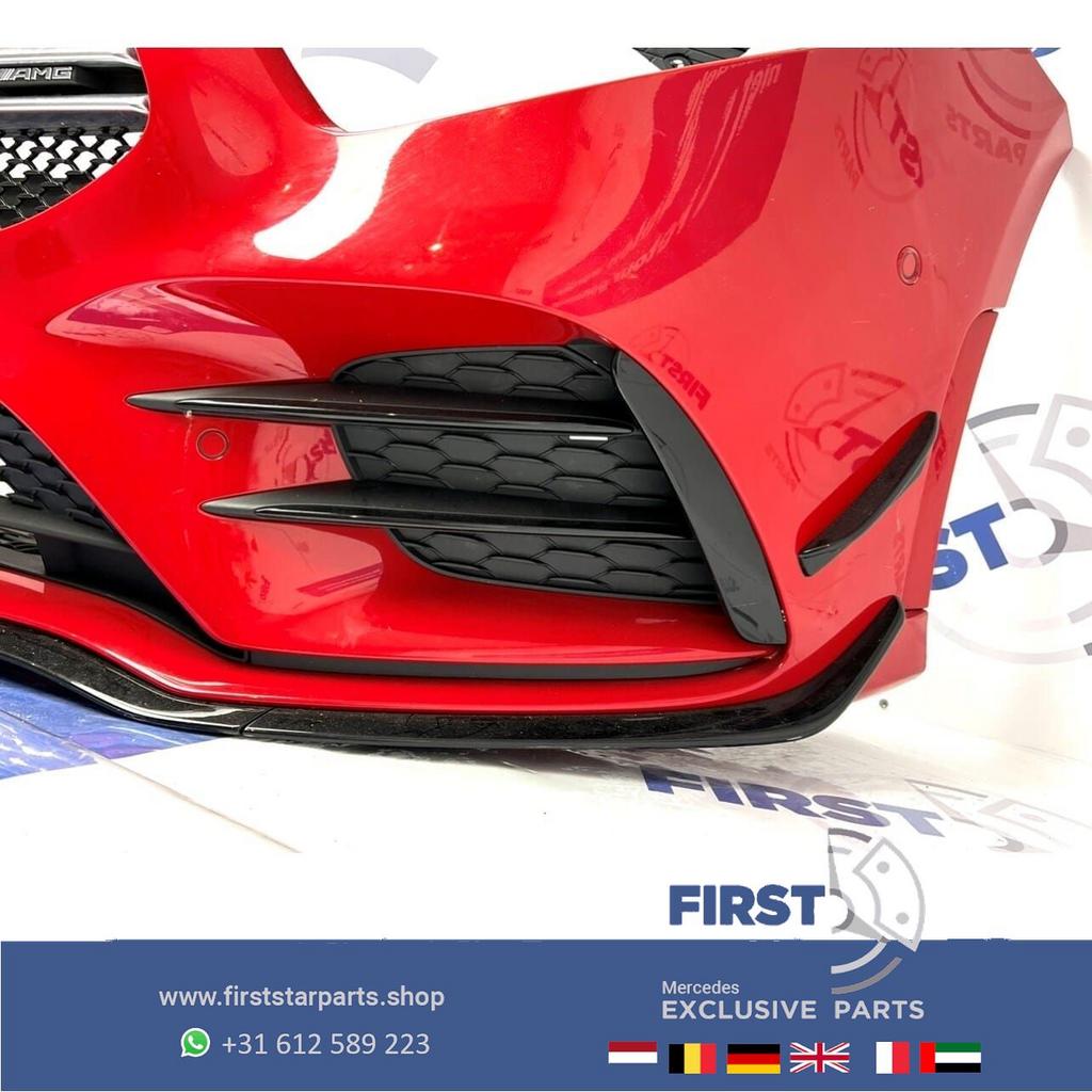 A35 AMG Bumper Mercedes A Klasse W177 V177 ROOD compleet 201, Gebruikt, -, Voor, Ophalen of Verzenden