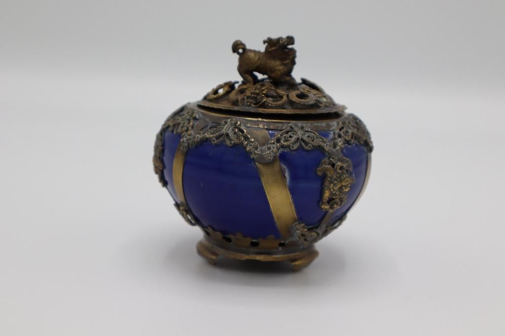 Antiek Chinese wierook brander c 1920, Antiek en Kunst, Antiek | Porselein, Ophalen of Verzenden