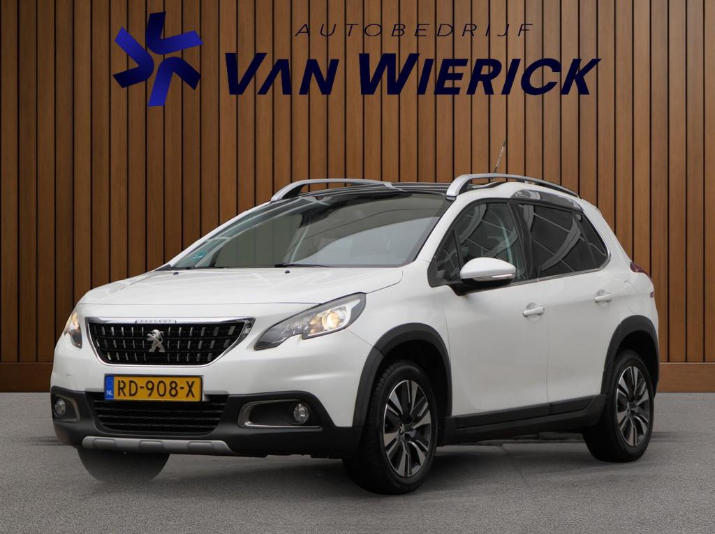 Peugeot 2008 1.2 PureTech Allure 110PK | Pano-dak | Compleet, Voorwielaandrijving, Leder en Stof, Origineel Nederlands, Bedrijf