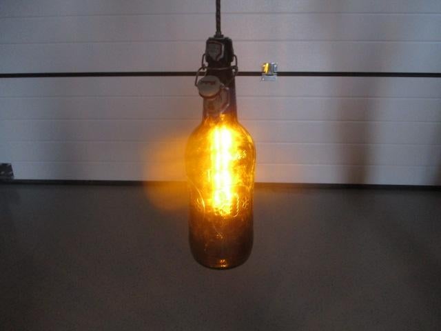 Grolsch hanglamp 30 €-- grolsch verlichting -- Mancave, Ophalen, Zo goed als nieuw, Overige typen, Grolsch