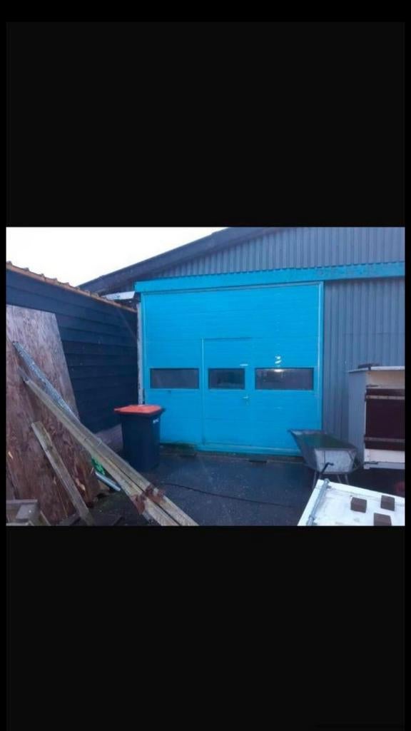 Geïsoleerde schuifdeur met loopdeur, Gebruikt, Overige typen, Ophalen of Verzenden, Schuifdeur