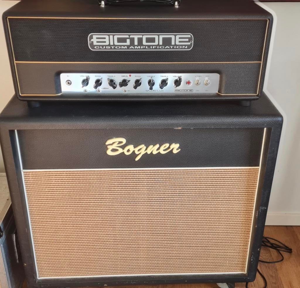 Bigtone Studio Lux + Bogner 2x12 cab, Muziek en Instrumenten, Ophalen, Zo goed als nieuw, Gitaar, 50 tot 100 watt