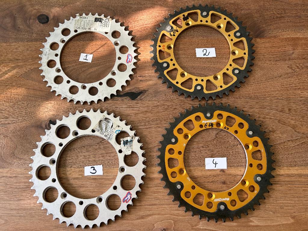 Kawasaki tandwiel nieuw diverse (KXF/KX/KDX/KLX) 45,47,49,52, Ophalen of Verzenden