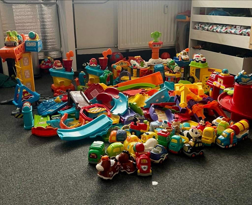 VTech Toet Toet Auto's met het baan (Bieden mag), Ophalen of Verzenden, Gebruikt, Jongen of Meisje