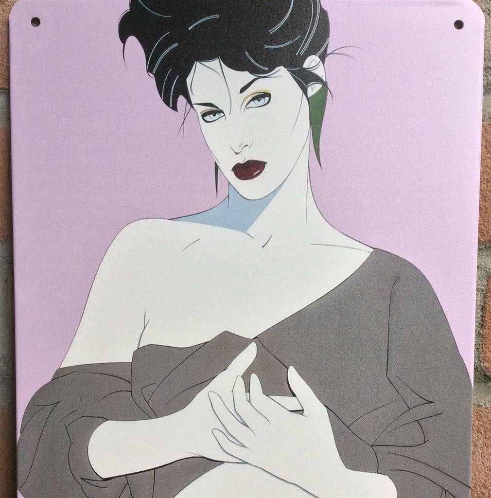 PATRICK NAGEL 1980s kunst Metalen Wandbord, Ophalen of Verzenden