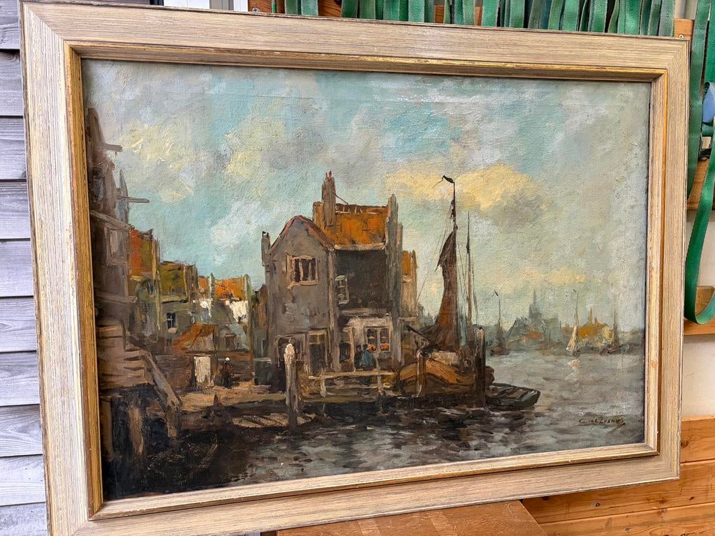 Schilderij van corneles de Zeeuw, Antiek en Kunst, Ophalen