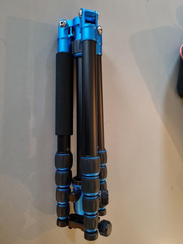 Statief MeFoto Roadtrip blauw, Ophalen of Verzenden, Zo goed als nieuw, Minder dan 150 cm, Driepoot