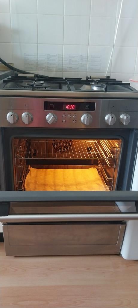 Gasfornuis, Gebruikt, Gas, Vrijstaand, 85 tot 90 cm