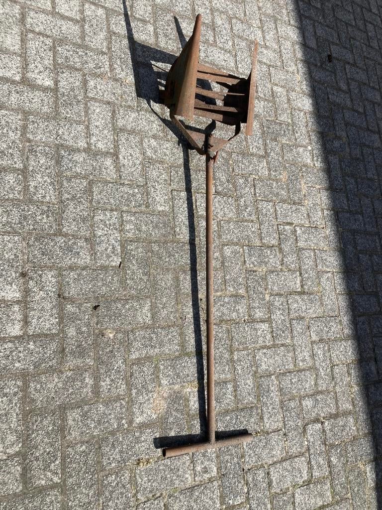 Metalen rolschoffel, Ophalen, Gebruikt