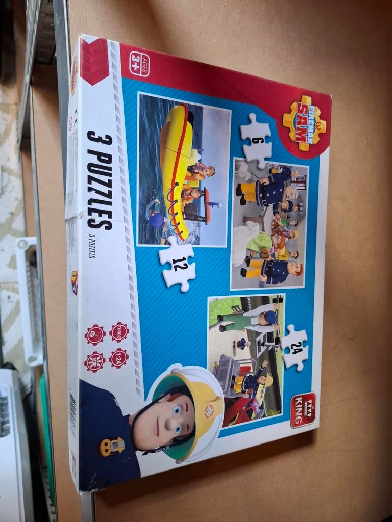 6 jongens kindrtpuzzrls 3+, Ophalen of Verzenden, 10 tot 50 stukjes, Zo goed als nieuw, 4 tot 6 jaar