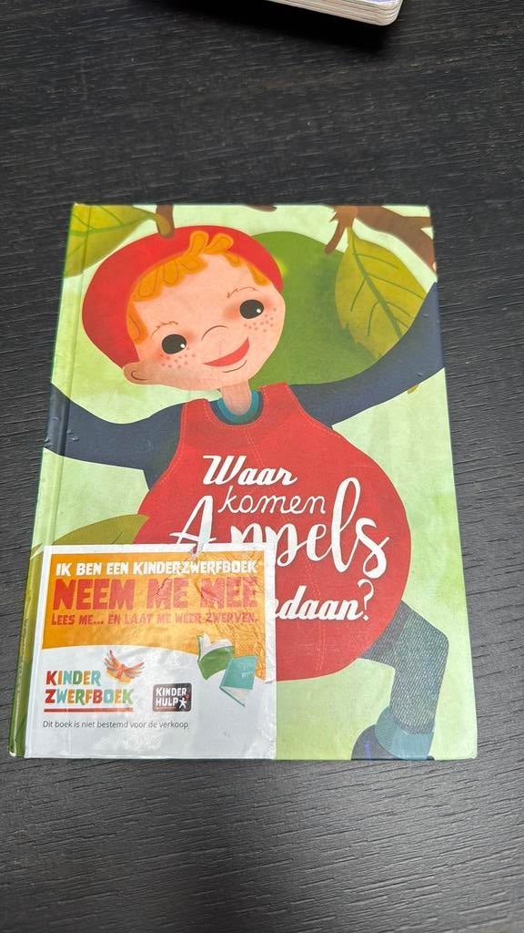 Waar komen appels vandaan boekje, Ophalen of Verzenden, Zo goed als nieuw, 3 tot 4 jaar