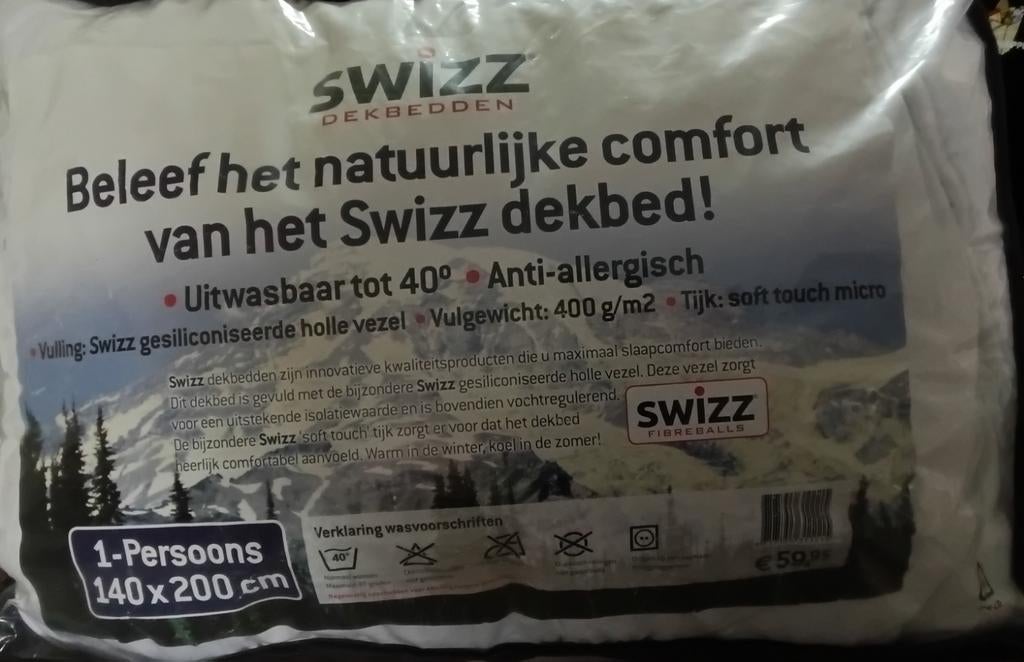 4 Seizoenen dekbed, Huis en Inrichting, Slaapkamer | Beddengoed, Ophalen, Eenpersoons, Wit, Nieuw