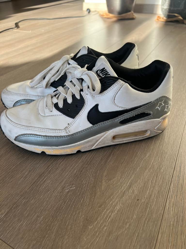 Nike Air Max 90 (2006) 313650-102, Ophalen of Verzenden, Gedragen, Wit, Sneakers of Gympen