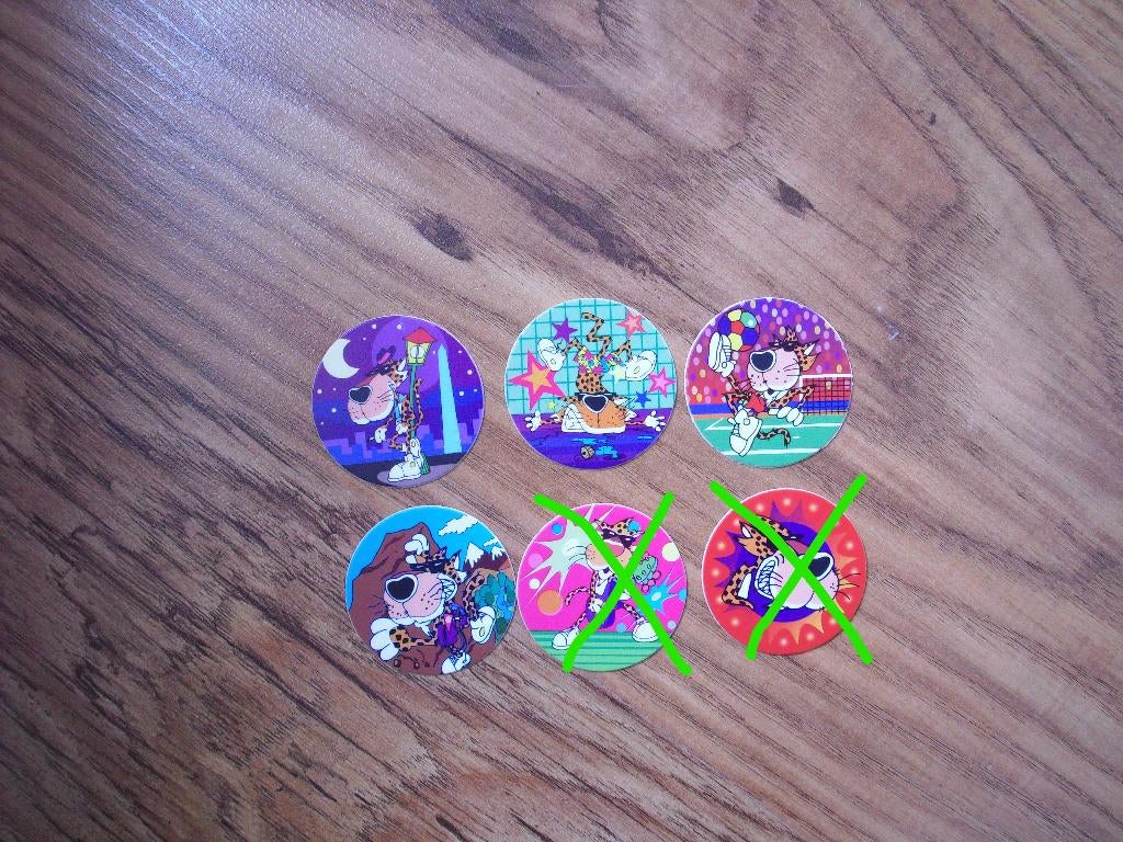 4st van 1e druk flippo`s serie 76 t/m 100, flippo fris., Ophalen of Verzenden, Spiek, Losse flippo's