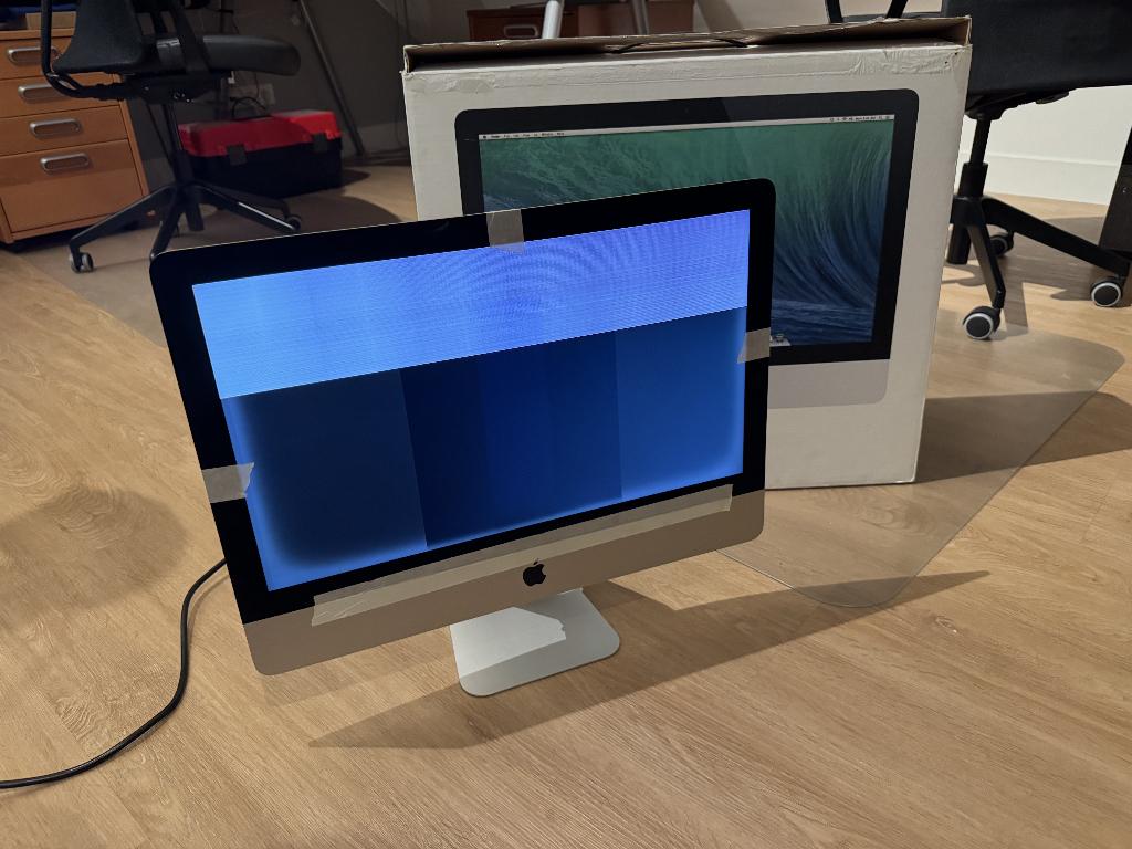 Apple iMac 2012 21", i5, 8GB RAM, 1TB HD (defect scherm), Gebruikt, 2 tot 3 Ghz, IMac, Ophalen of Verzenden