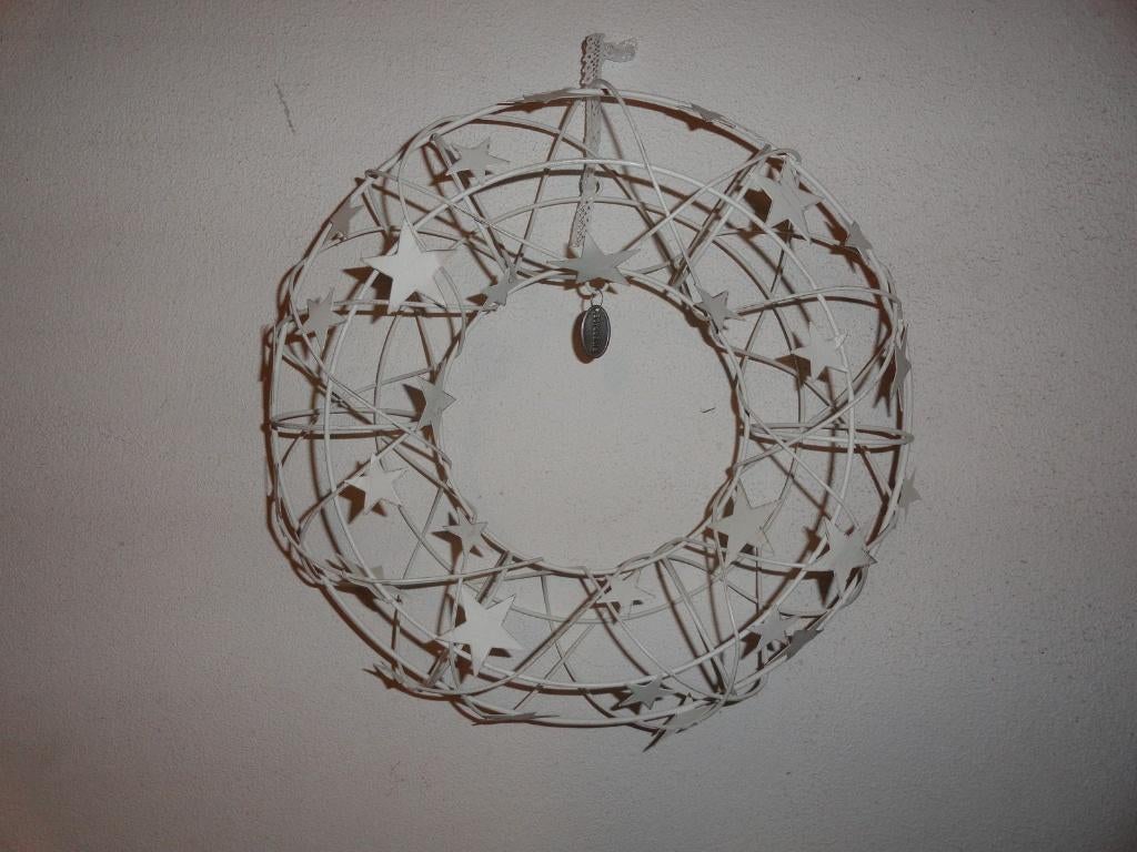 Riverdale kerstkrans, metaal met sterretje, Ophalen of Verzenden, Zo goed als nieuw