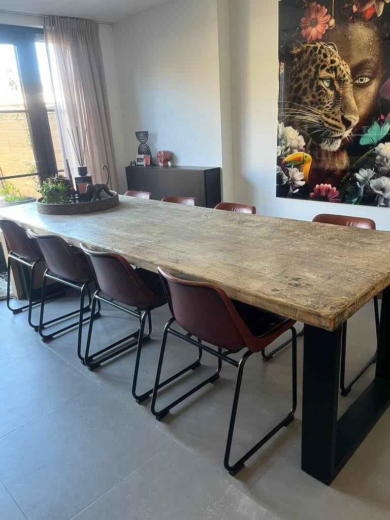 Eettafel Posthuys, Huis en Inrichting, Ophalen, 200 cm of meer, 50 tot 100 cm, Zo goed als nieuw