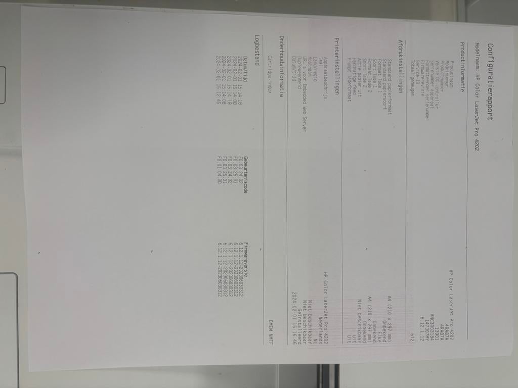 HP Color LaserJet Pro 4202DN Printer - uitstekende staat, Computers en Software, Printers, HP, HP, All-in-one, Zo goed als nieuw