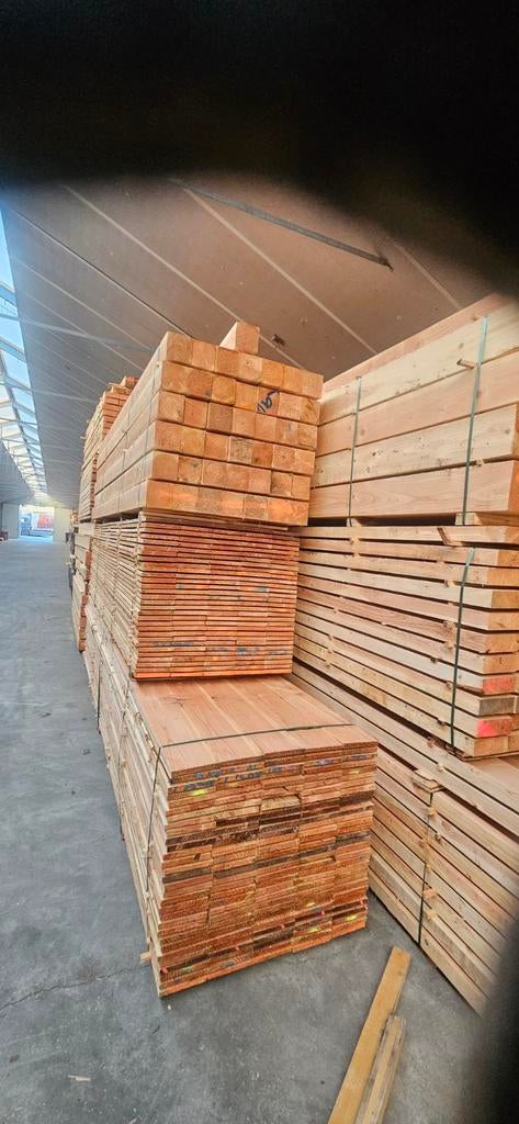 Te koop douglas gordingen balken scherpe prijzen!! 7x17cm, Tuin en Terras, Palen, Balken en Planken, Ophalen of Verzenden, Nieuw