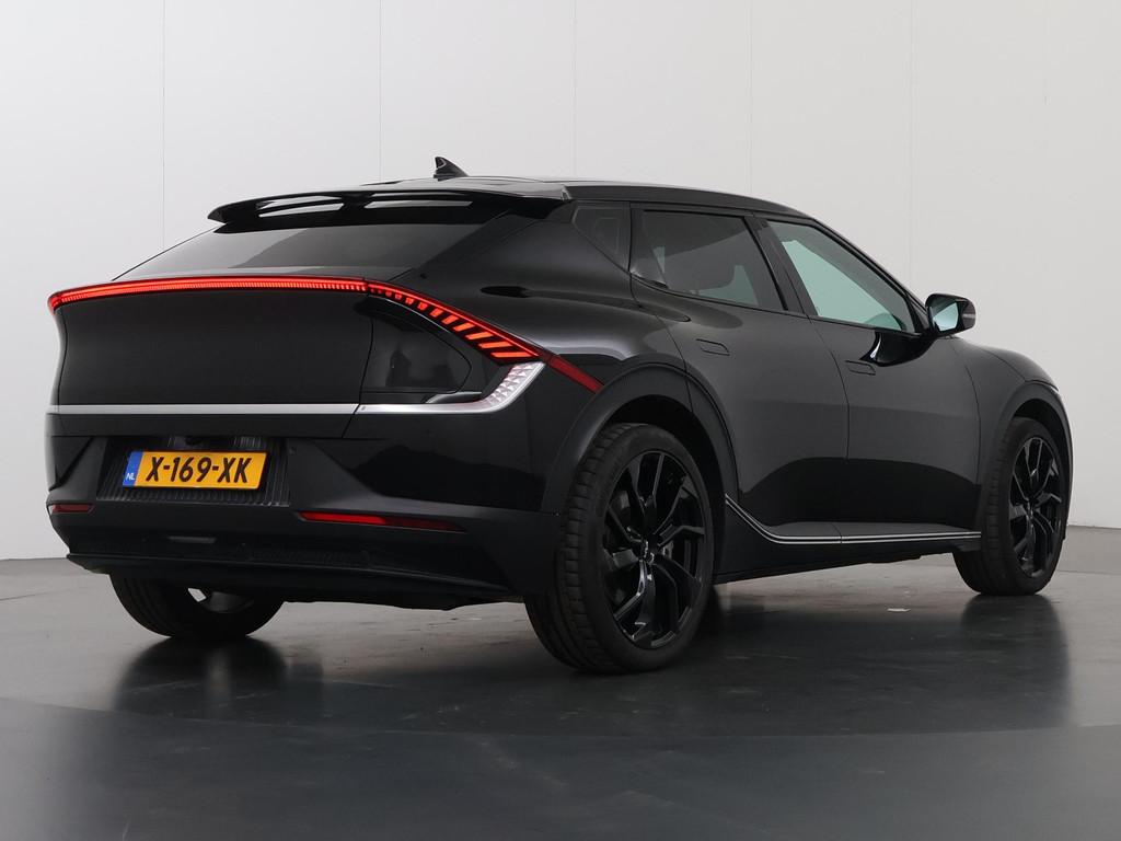 Kia EV6 "Business" 58 kWh | Lederen Bekleding | Stoelverwarm, Gebruikt, 750 kg, Zwart, 17 min