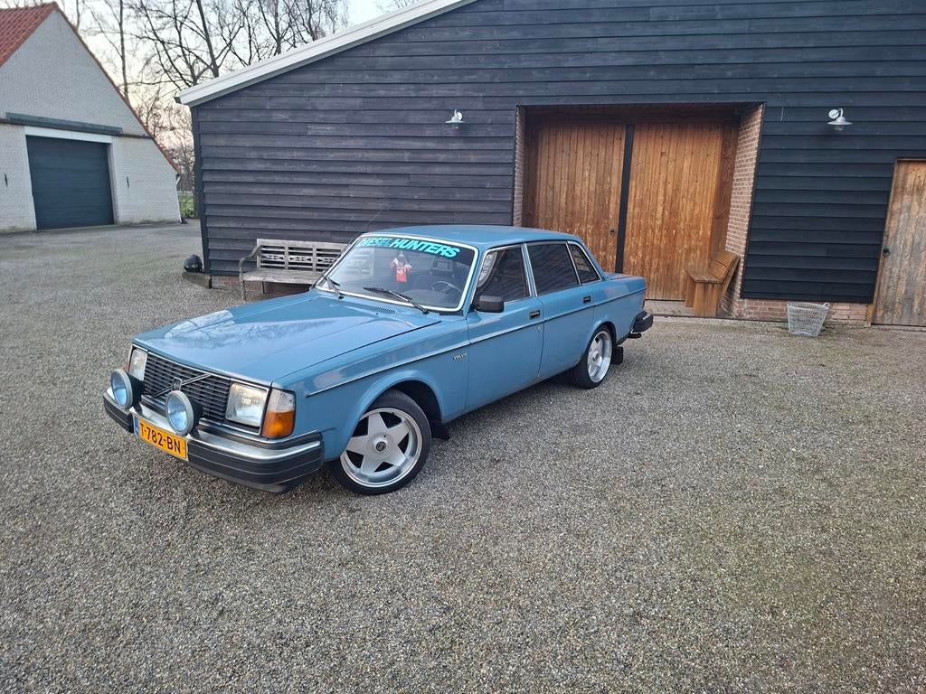 Volvo 244 diesel belastingvrij 1980 nw apk 242-240, Blauw, Particulier, 81 pk, Blauw