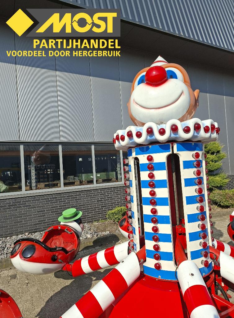 Clown Around vliegmolen, Ophalen, Zo goed als nieuw