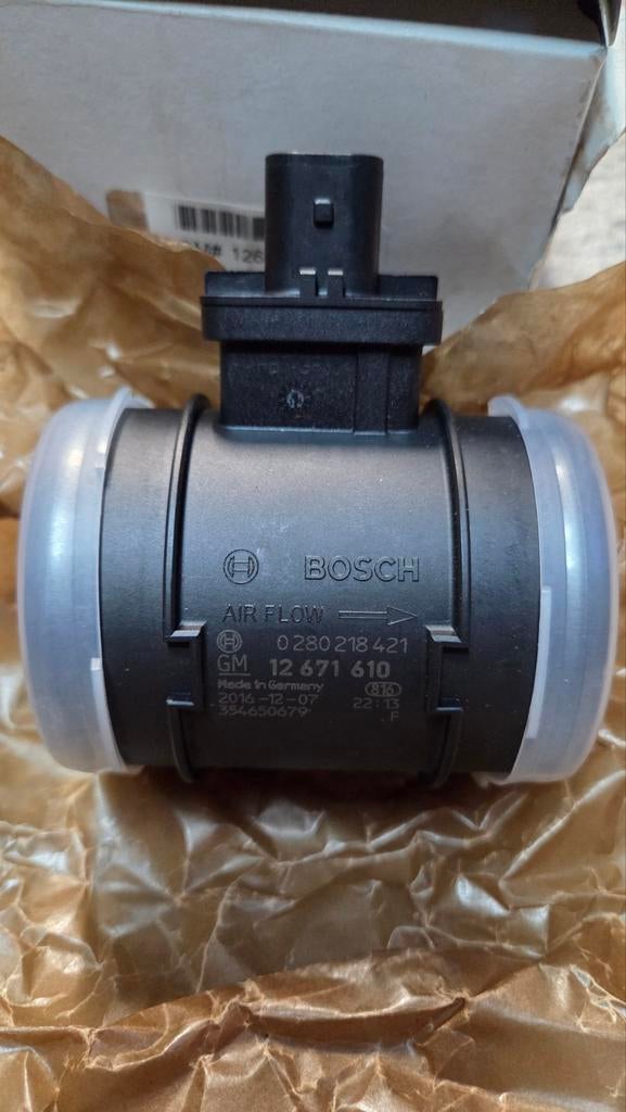 Bosch 12671610 luchtmassameter Opel, Ophalen of Verzenden, Nieuw, Opel