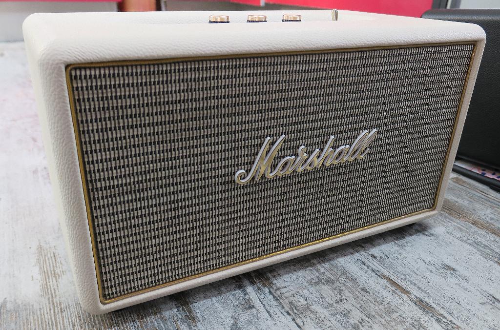 Marshall Stenmore II in de Creme kleur als nieuw in de doos., Overige merken, Overige typen, Ophalen of Verzenden, Zo goed als nieuw