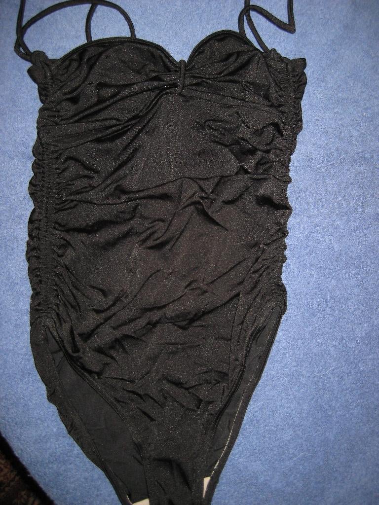 Zwarte badpak, 42, Ophalen of Verzenden, Zo goed als nieuw, Zwart, Badpak