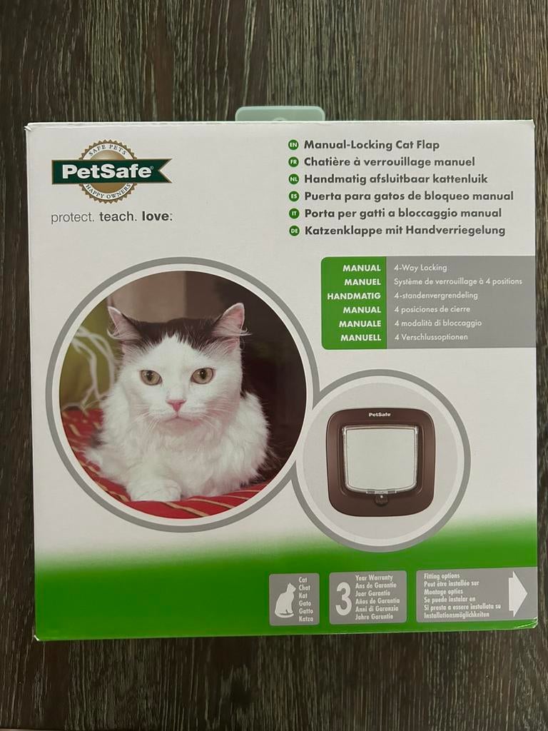 Kattenluik Petsafe donkerbruin, Dieren en Toebehoren, Ophalen of Verzenden, Nieuw
