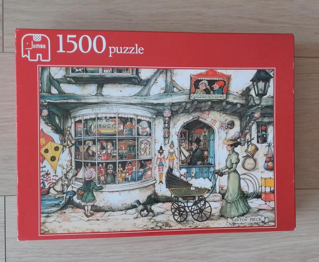 Legpuzzel  ANTON PIECK  1500stukjes, Ophalen of Verzenden, 500 t/m 1500 stukjes, Gebruikt, Legpuzzel