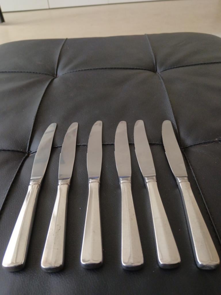 Gero Zilvium 100 Haags lofje dessertmessen, Ophalen of Verzenden, Gebruikt, Rvs of Chroom