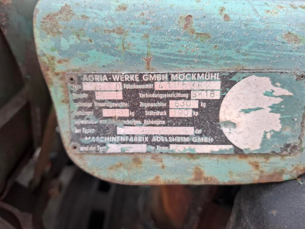 Agria tweewielige tractor, Ophalen of Verzenden