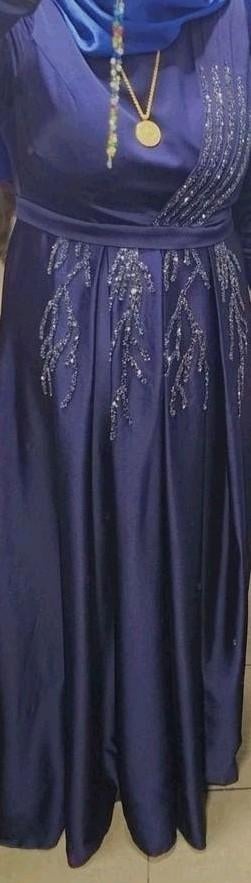 Avondjurk, Ophalen of Verzenden, Zo goed als nieuw, Maat 46/48 (XL) of groter, Blauw