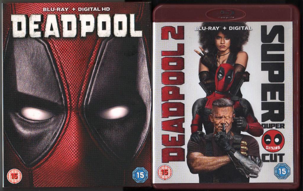 Deadpool+Deadpool 2 Super Duper Cut 2-disc. Blu-ray., Ophalen of Verzenden, Zo goed als nieuw, Actie, Boxset