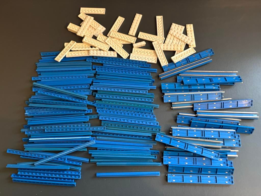 Partij lego trein rails (7), Lego, Lego, Verzenden, Zo goed als nieuw