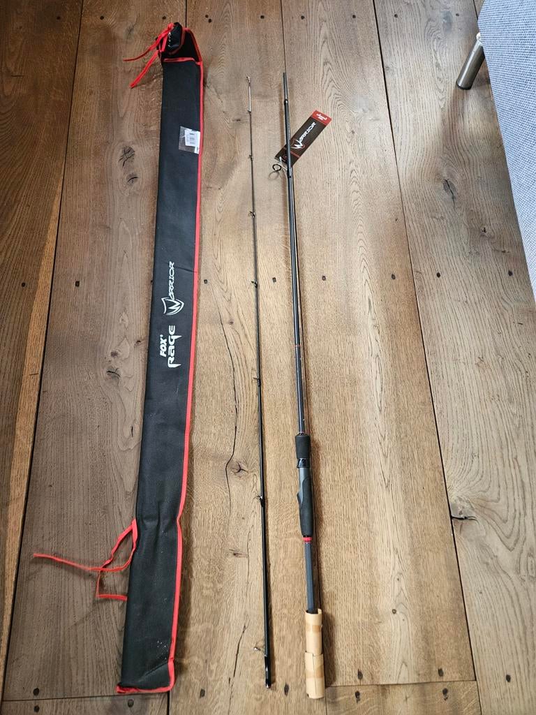 Fox rage warrior dropshot hengel  240cm 4-17 gram nieuw, Ophalen of Verzenden, Nieuw, Werphengel