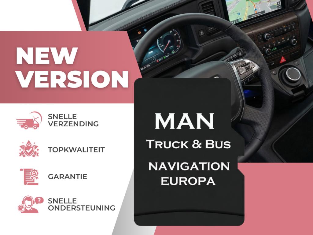 MAN Truck & Scania Micro SD Kaart v2 ✅ NEW, Verzenden, Nieuw, Heel Europa, Landkaarten